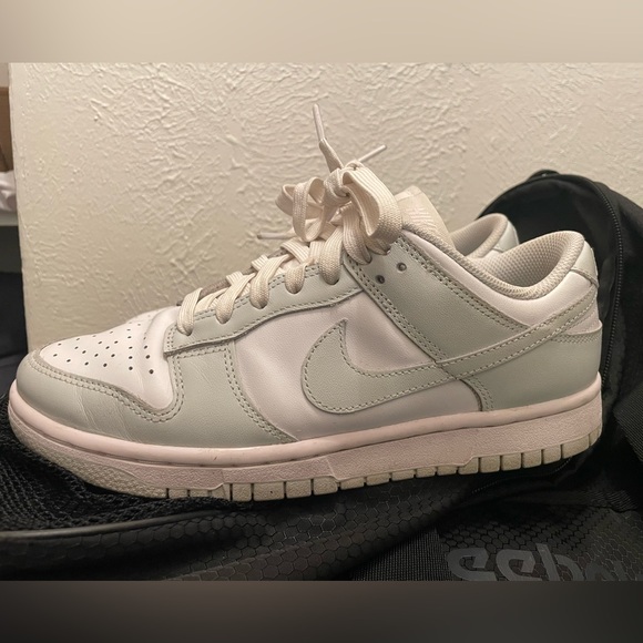 Nike Shoes - Nike Women's Low Dunk Sneaker in White and Light Gray